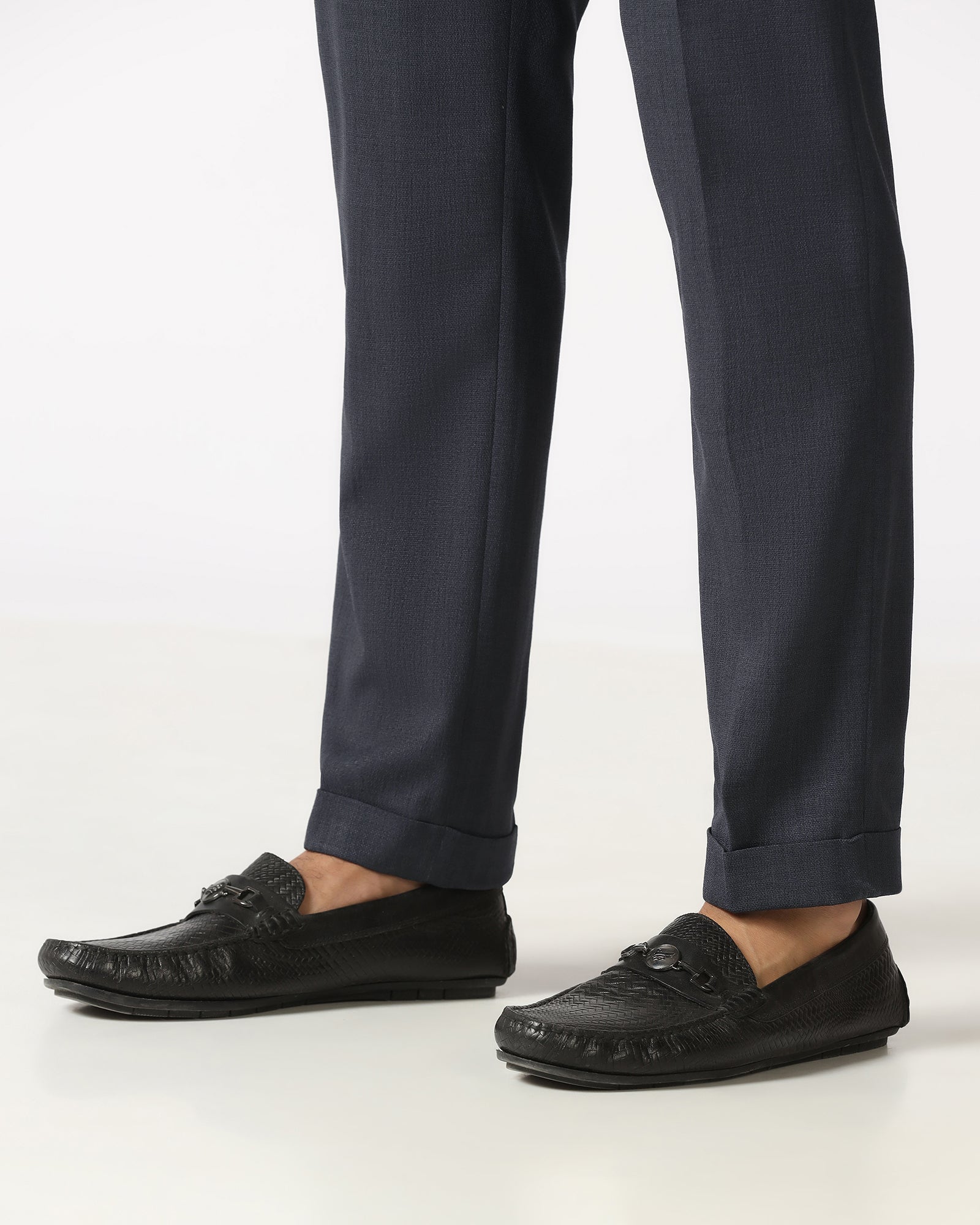 Navy Solid Trouser - Icon