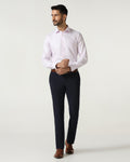 Navy Solid Trouser - Oak