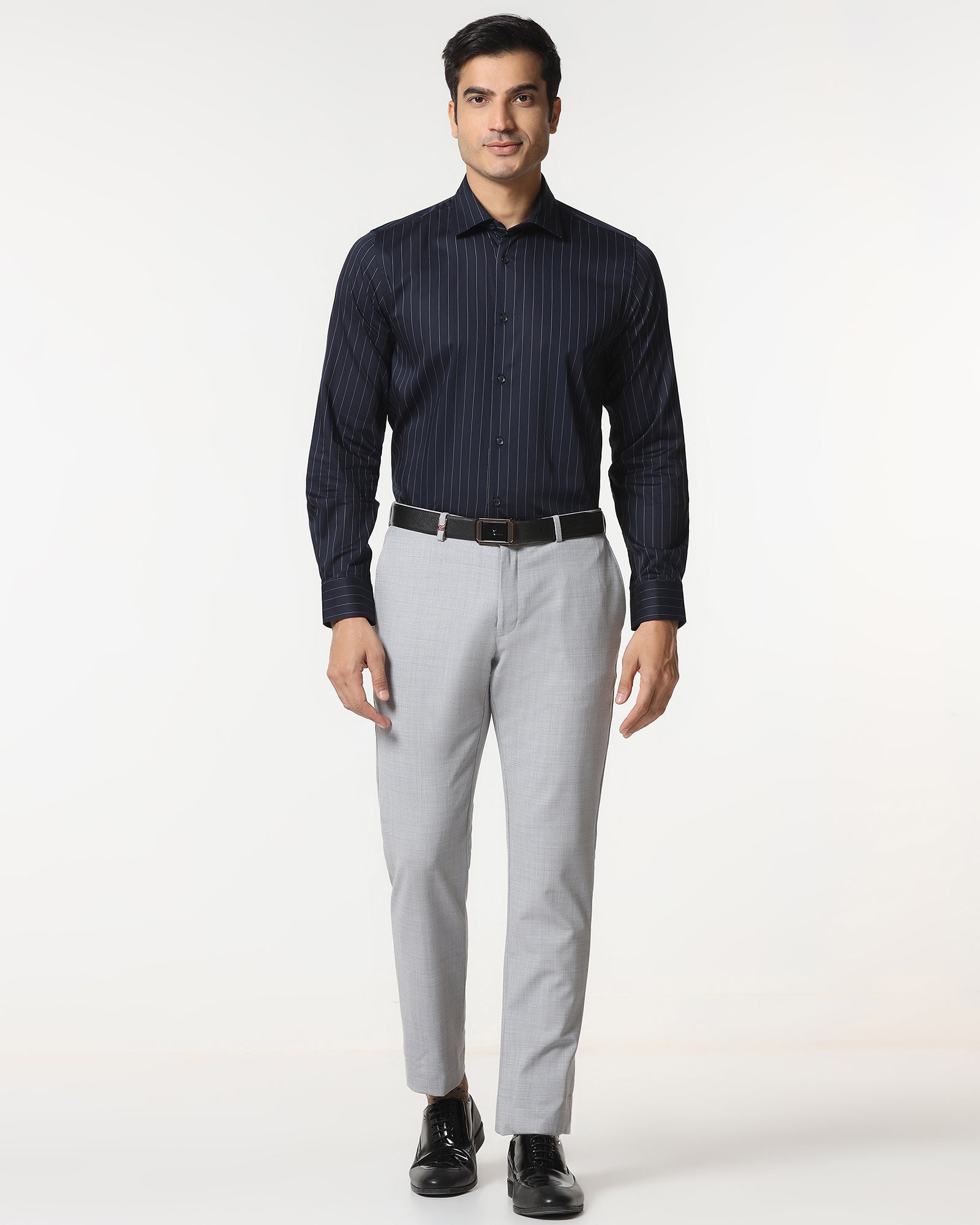 Navy Stripe Shirt - Eager