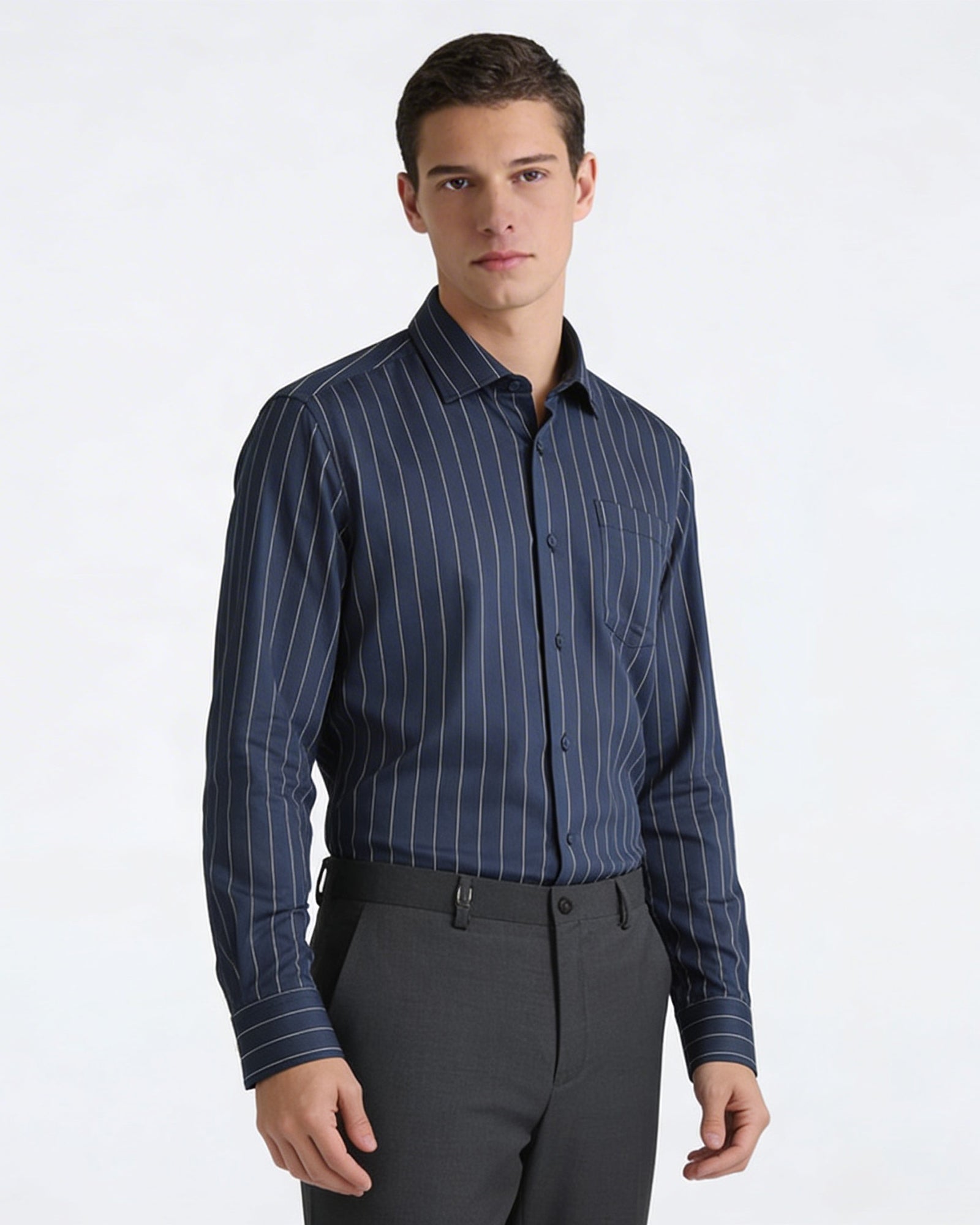 Navy Stripe Shirt