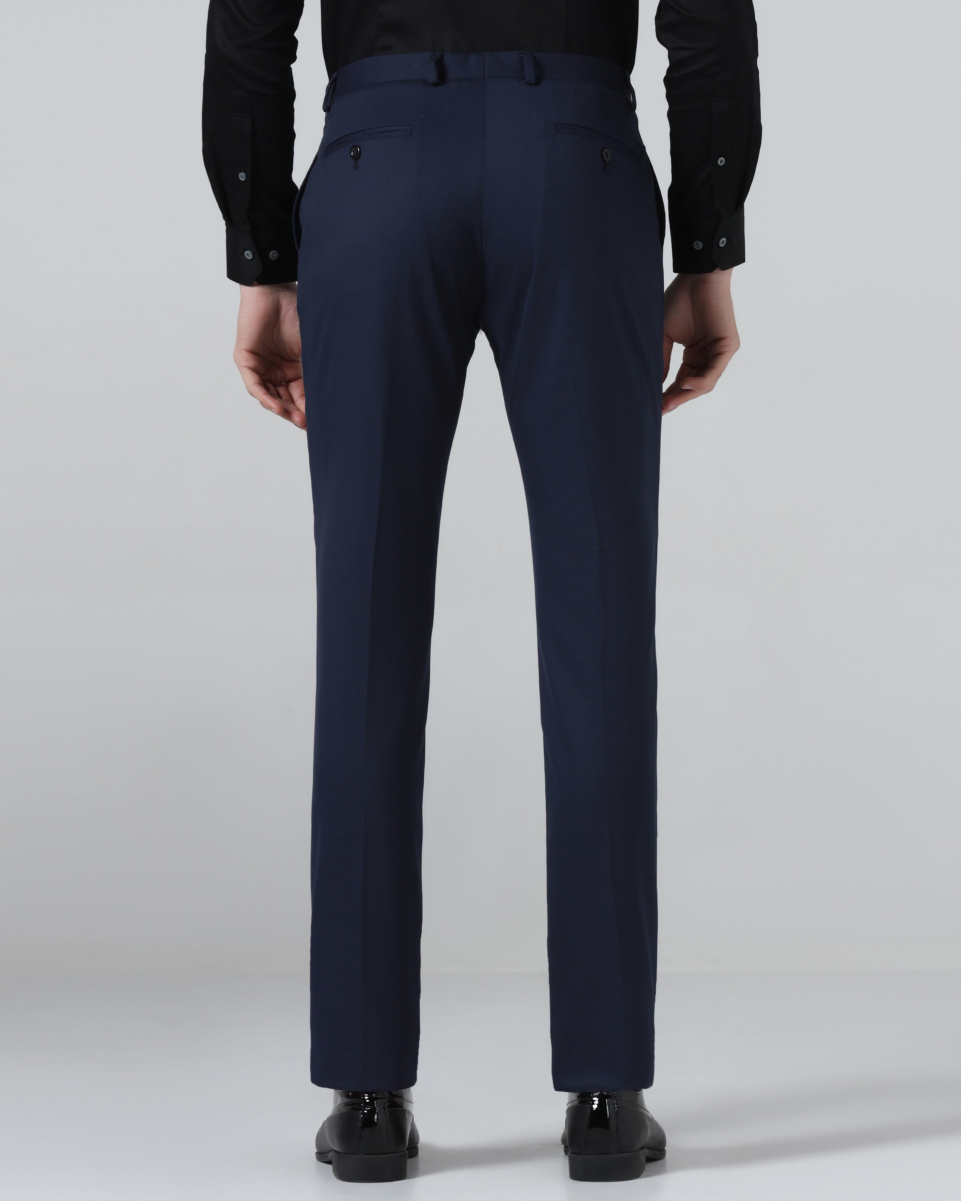 Navy Stripe Trouser