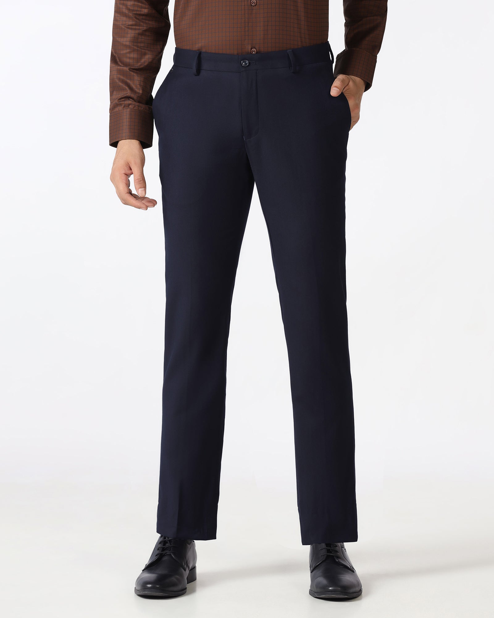Navy Stripe Trouser - Rockford
