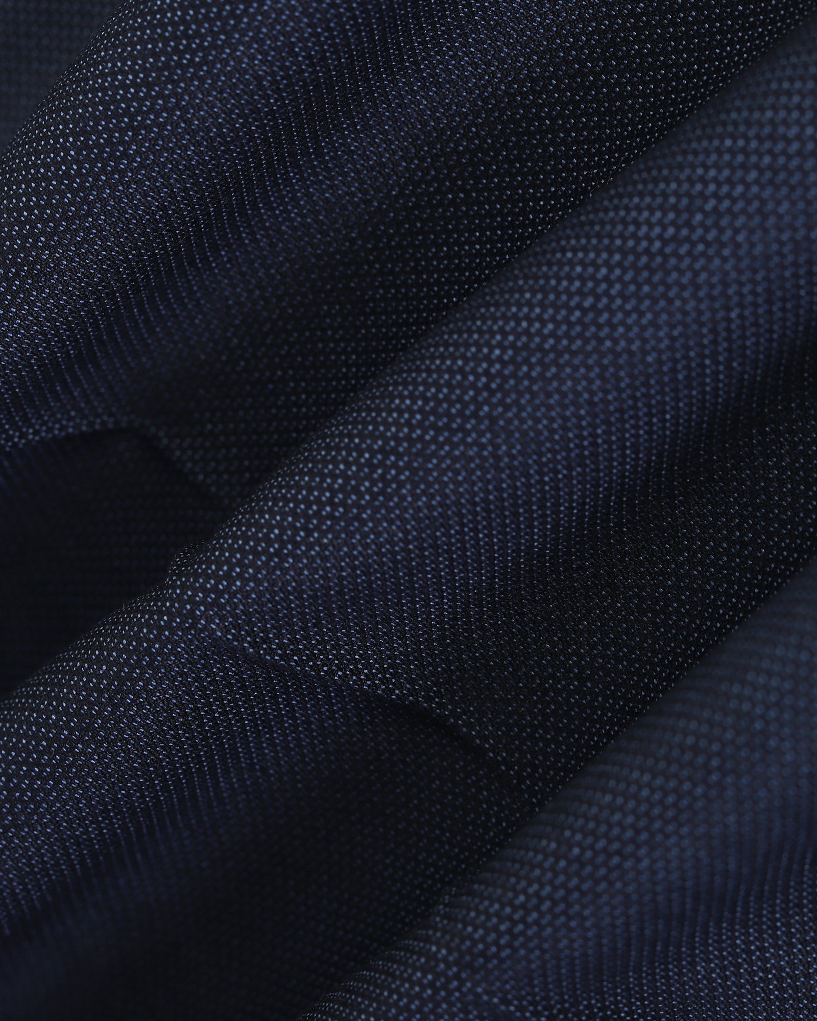 Navy Technowaist Textured Trouser - Hennessy