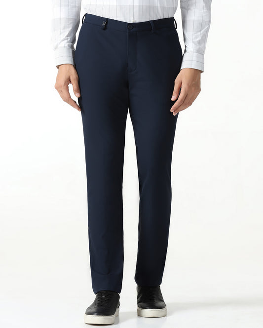 Navy TechPro Solid Trouser - Ashley