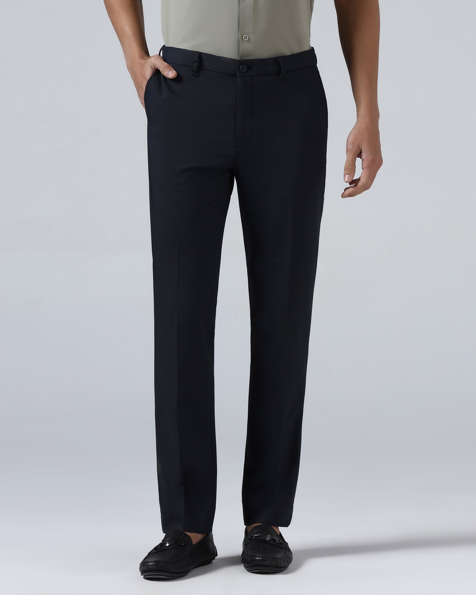 Navy TechPro Solid Trouser - Dean