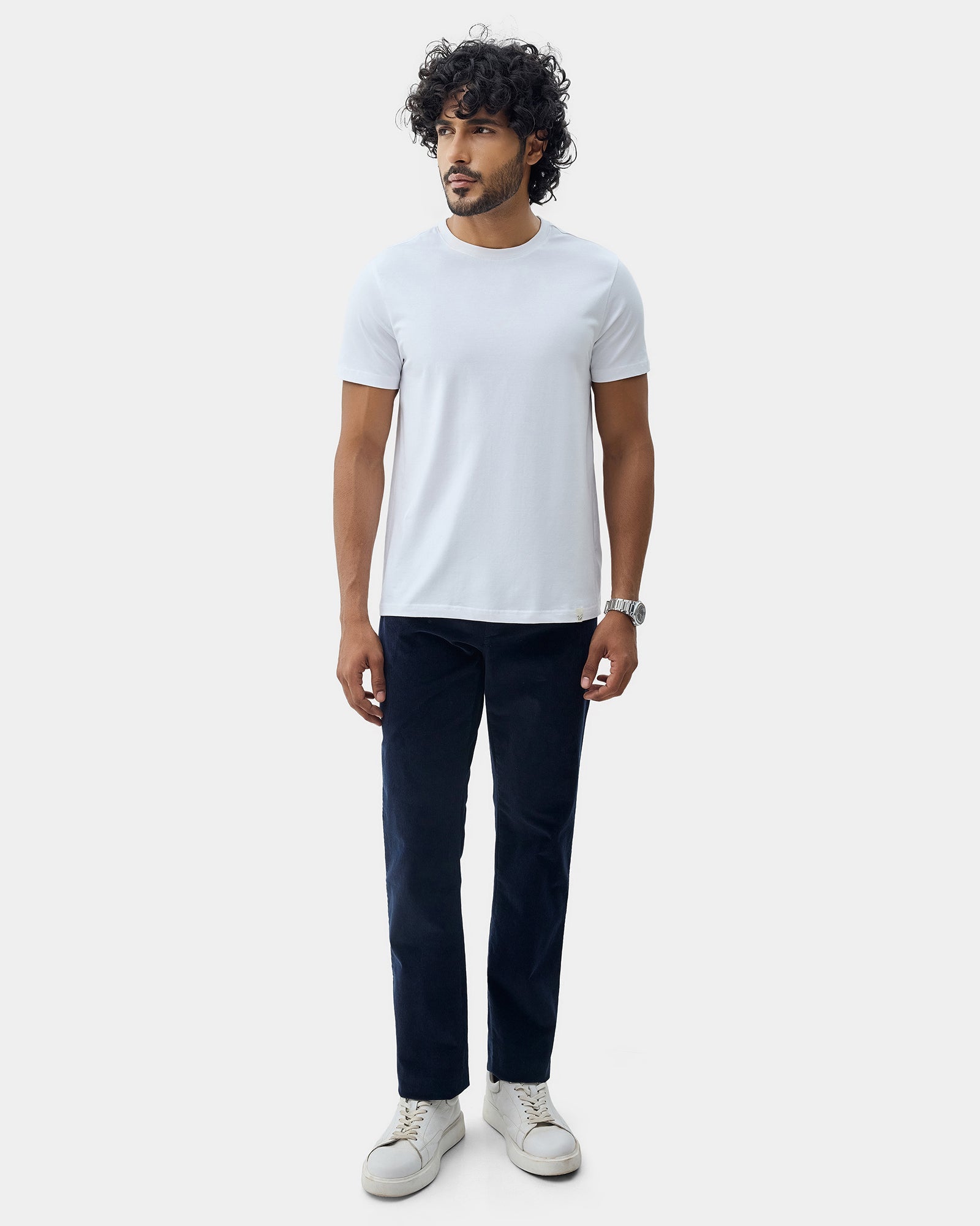 Navy Textured Khakis - Alps