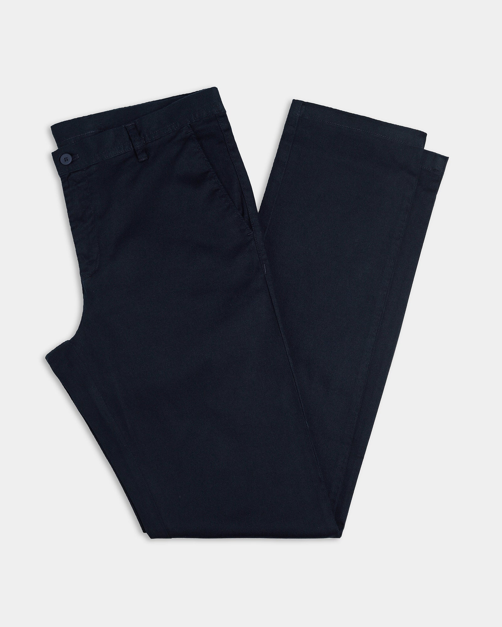 Navy Textured Khakis - Fint