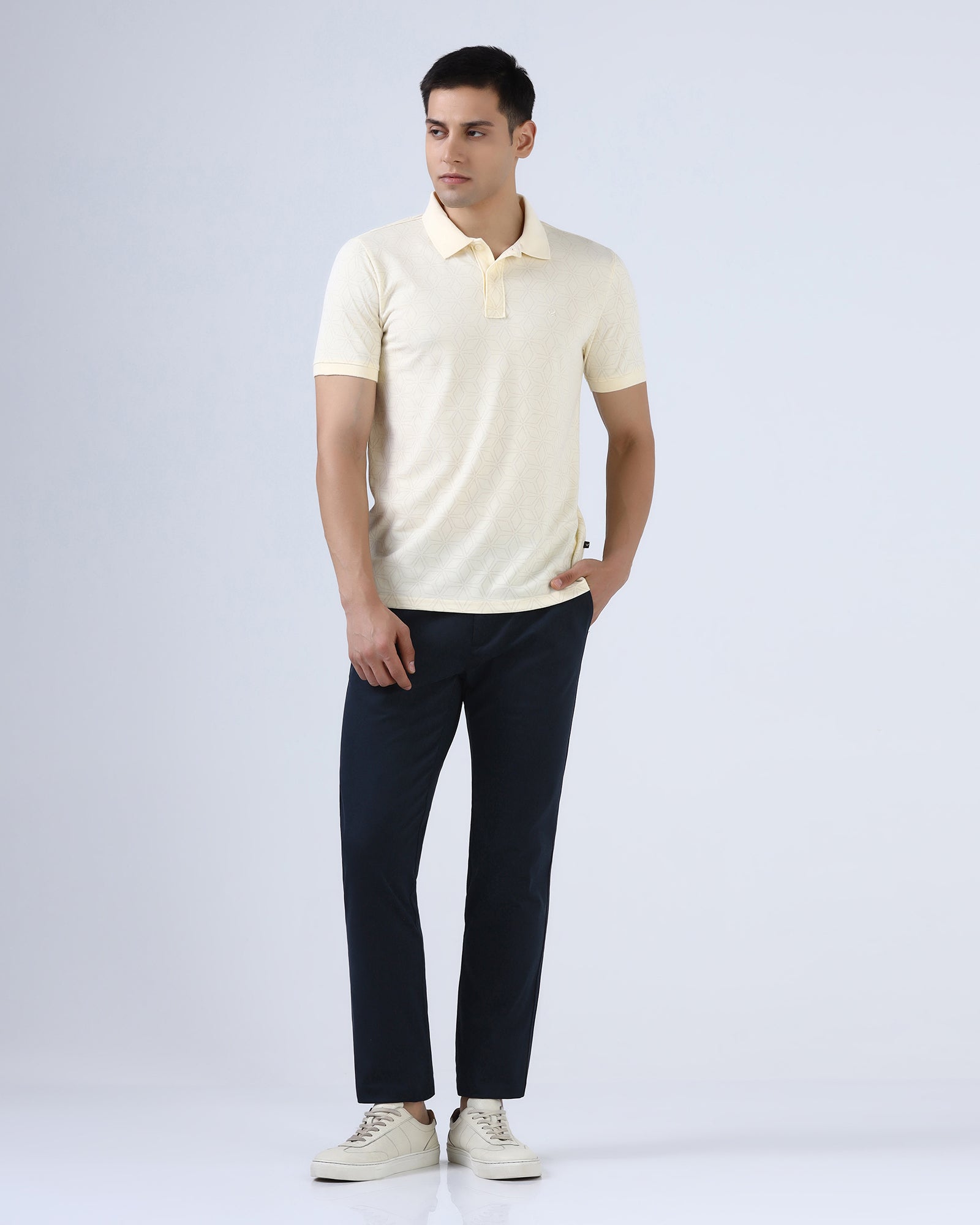 Navy Textured Khakis - Planar