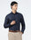 Navy Textured Shirt - Atlas