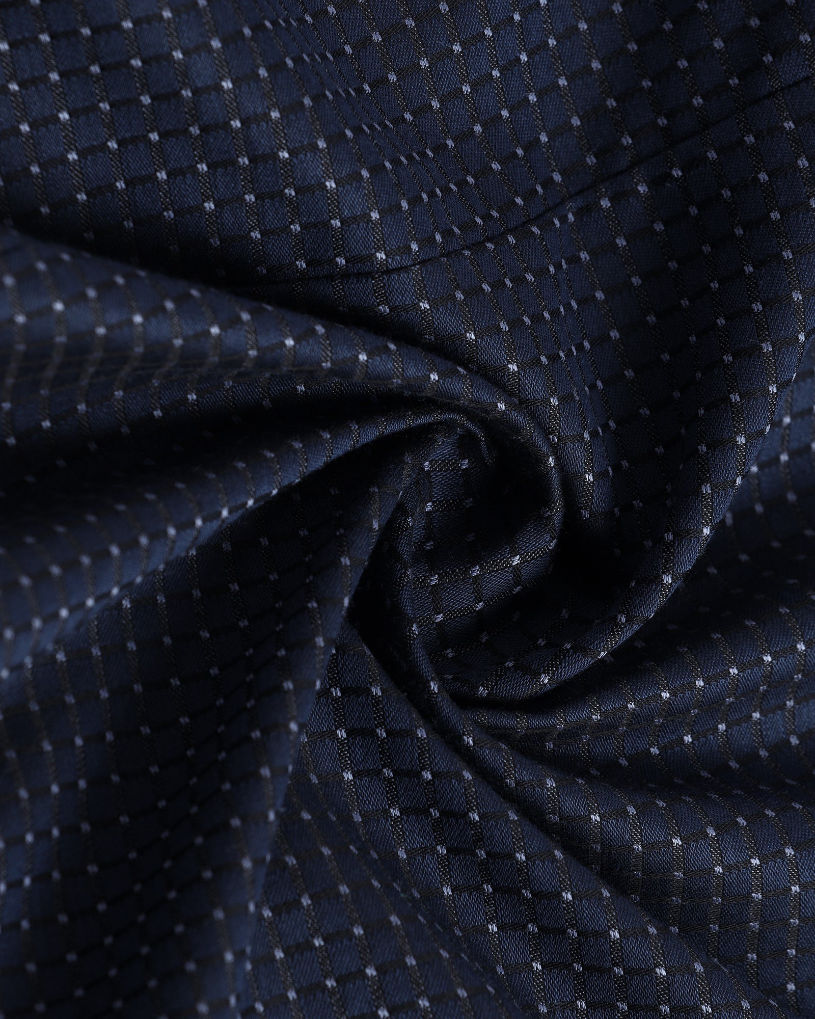 Navy Textured Shirt - Atlas