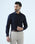 Navy Textured Shirt - Juno