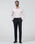 Navy Textured Trouser