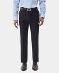 Navy Textured Trouser - Jona
