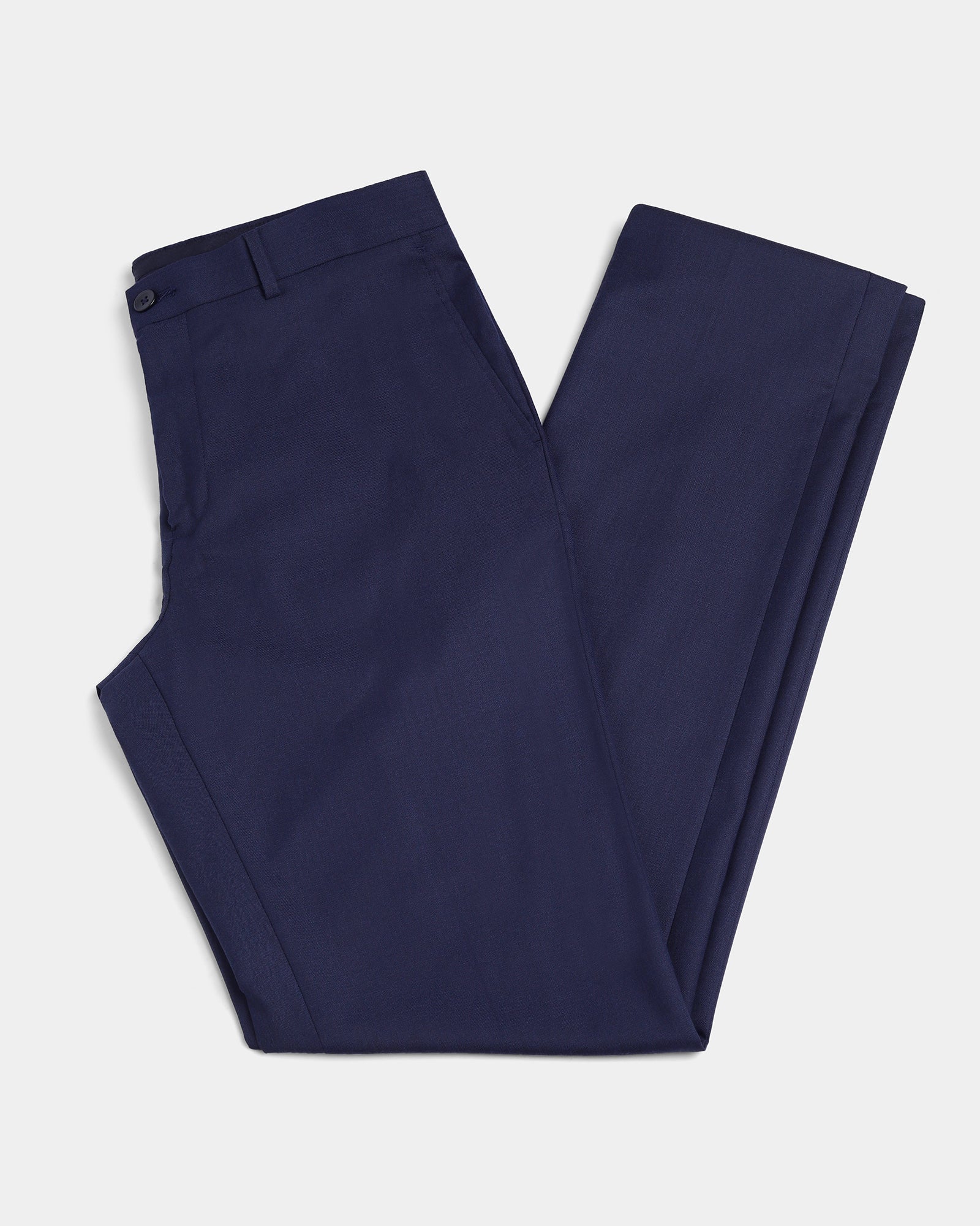 Navy Textured Trouser - Thore