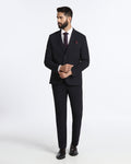 Navy Three Piece Solid Suit - Kelm