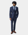 Navy Two Piece Solid Suit - Gesto