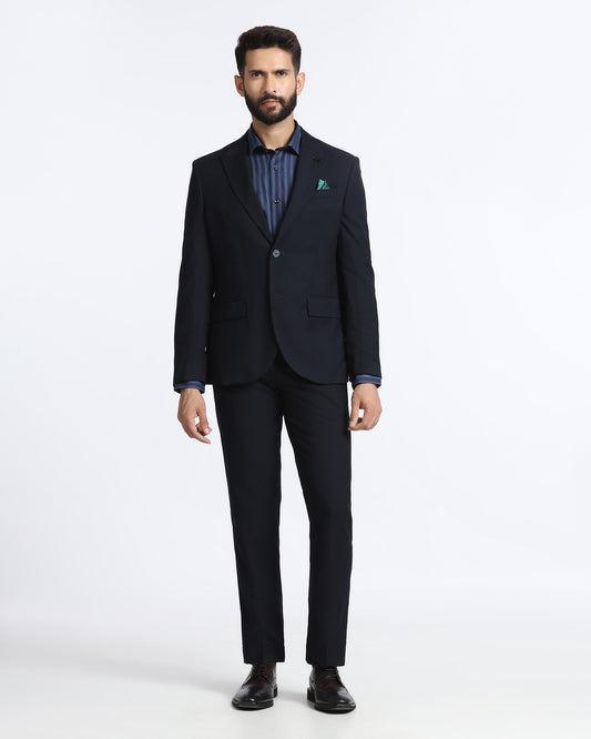 Navy Two Piece Stripe Suit - Jime