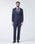 Navy Two Piece Textured Suit - Rex