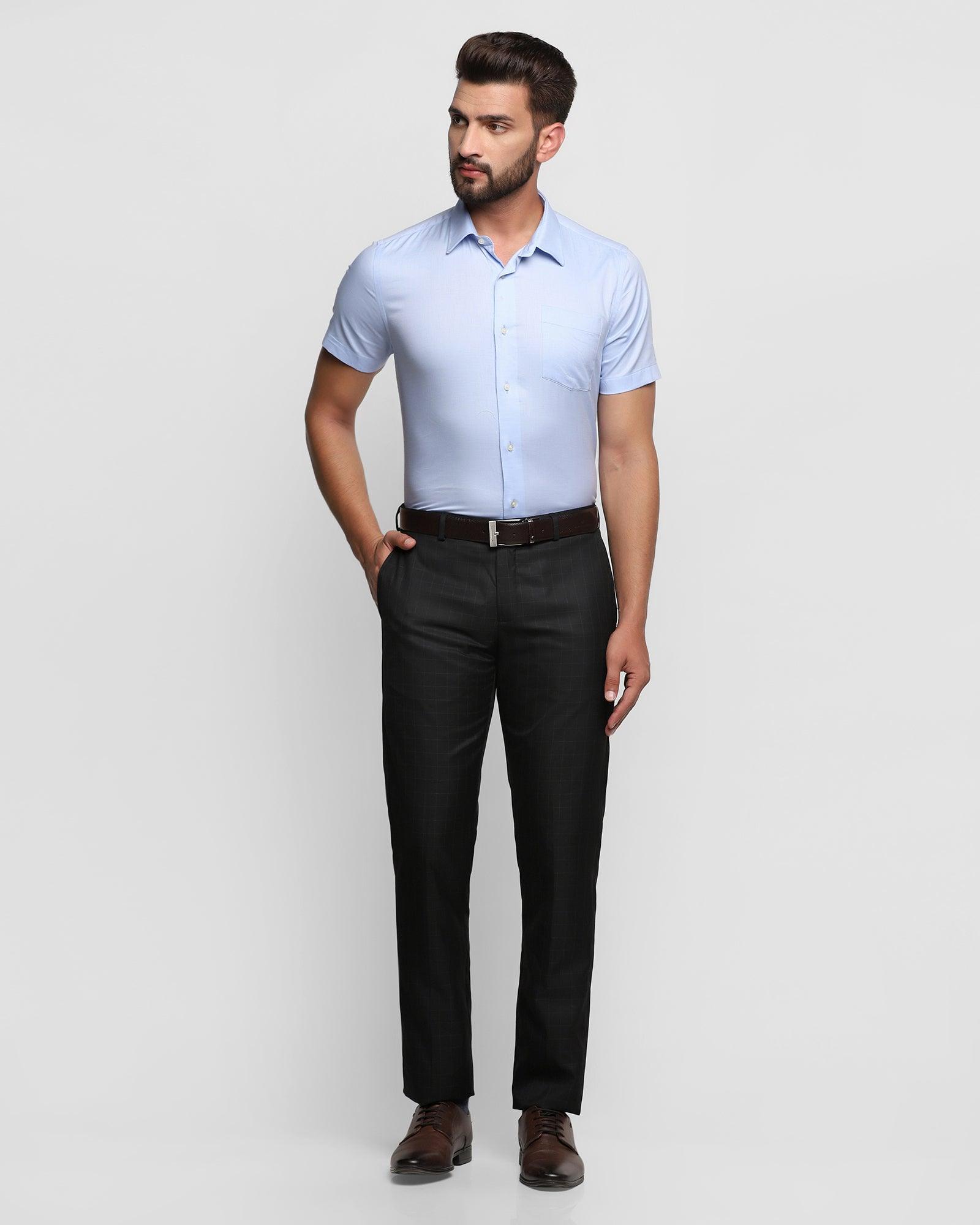 Buy Shieldarm Slim Fit Grey Formal Trouser for Men - Polyester Viscose  Bottom Formal Pants for Gents - Office Utility Formal Pants for Mens - 38  Online In India At Discounted Prices