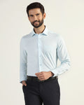 Non Iron Formal Ice Blue Textured Shirt - Wynn