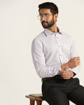 Non Iron Formal Lavender Textured Shirt - Wynn