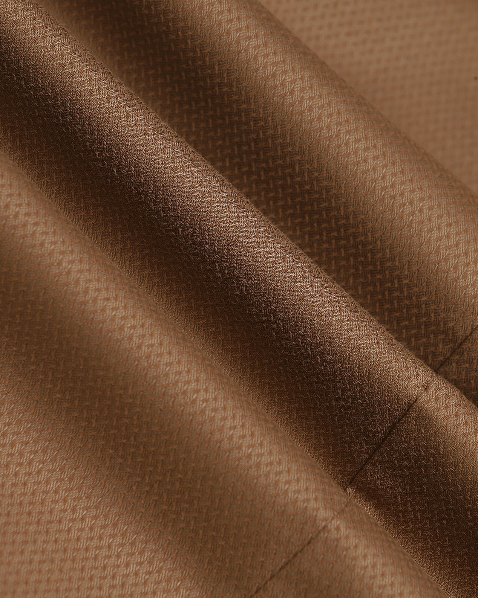 Ochre Textured Shirt - Birch