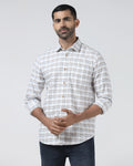 Off White Check Shirt - Valento