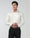 Off White Non Iron Solid Shirt - Sylvia