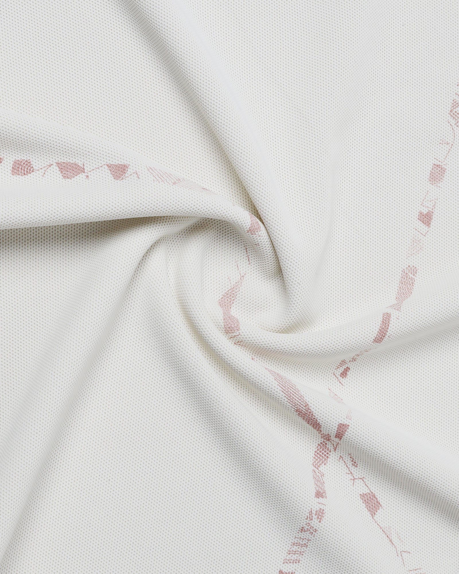 Off White TechPro Printed Polo - Cedric