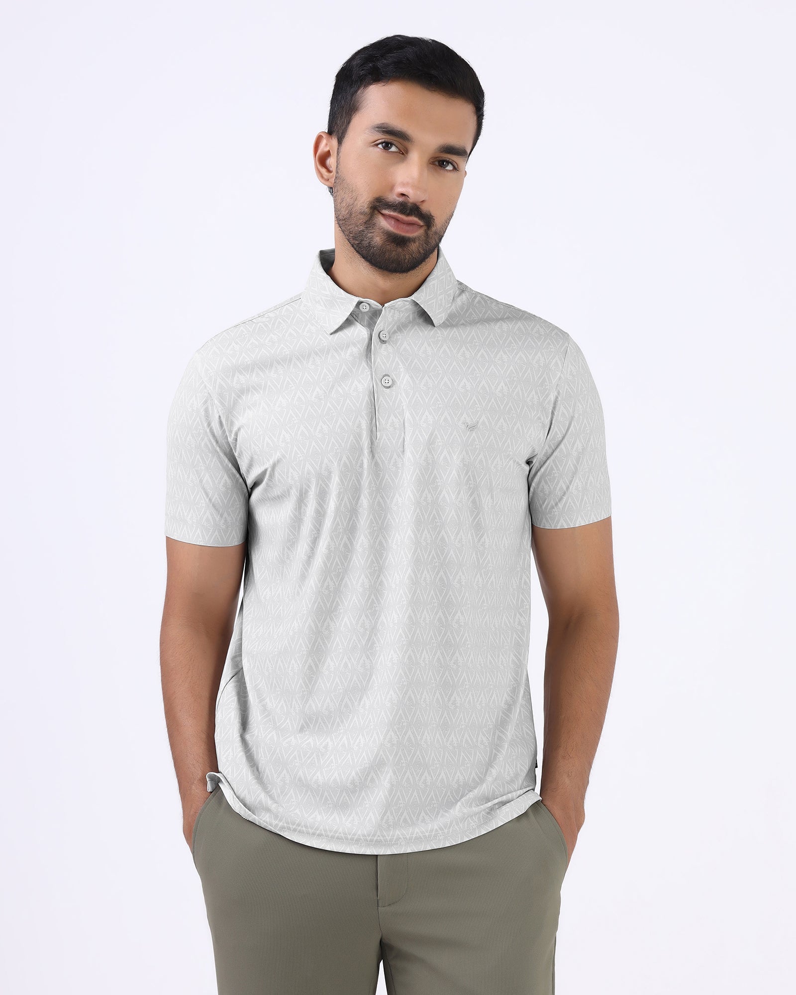 Off White TechPro Printed Polo - Peeves