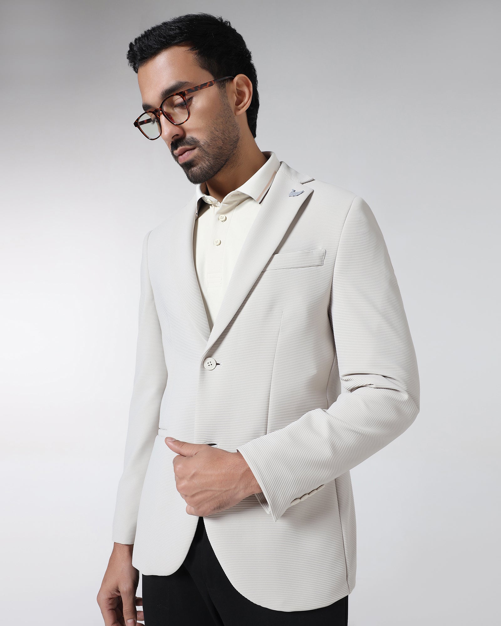 Off White TechPro Stripe Blazer - Siesta