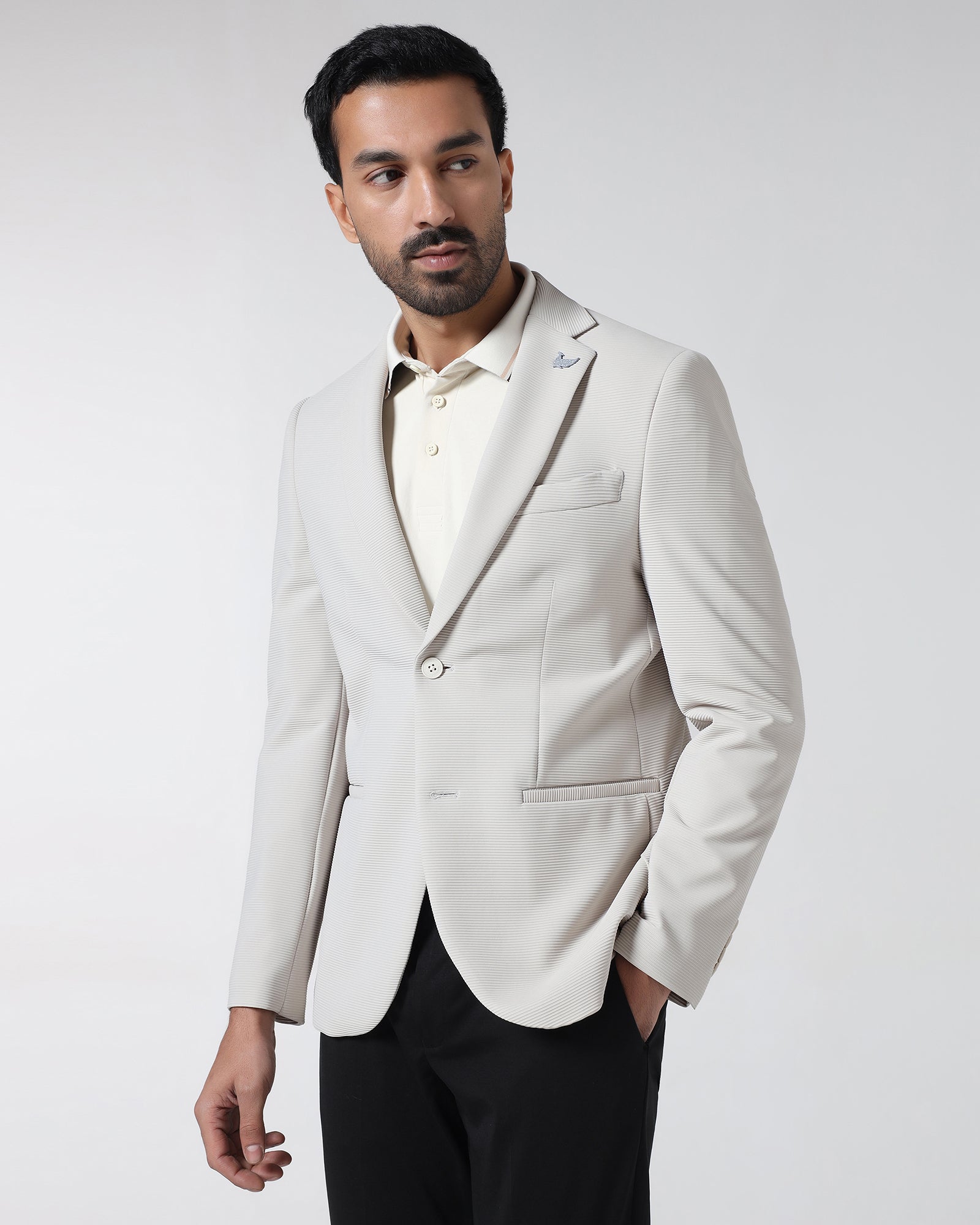 Off White TechPro Stripe Blazer - Siesta