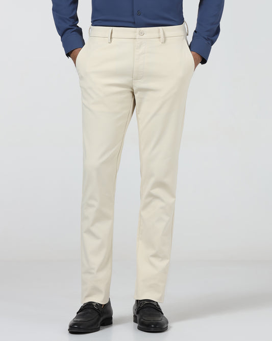 Off White TechPro Textured Khakis - Pando