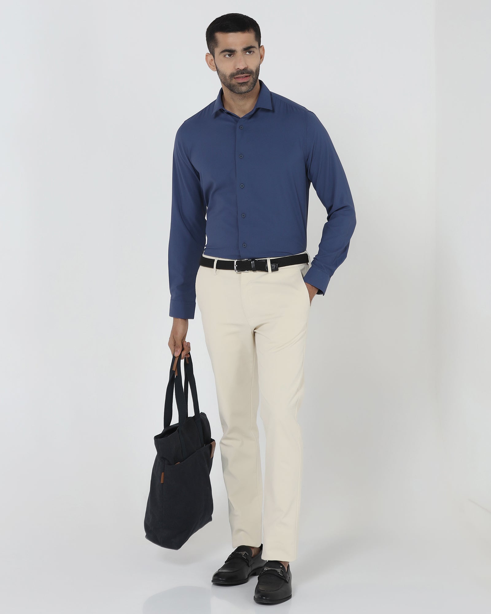 Off White TechPro Textured Khakis - Pando