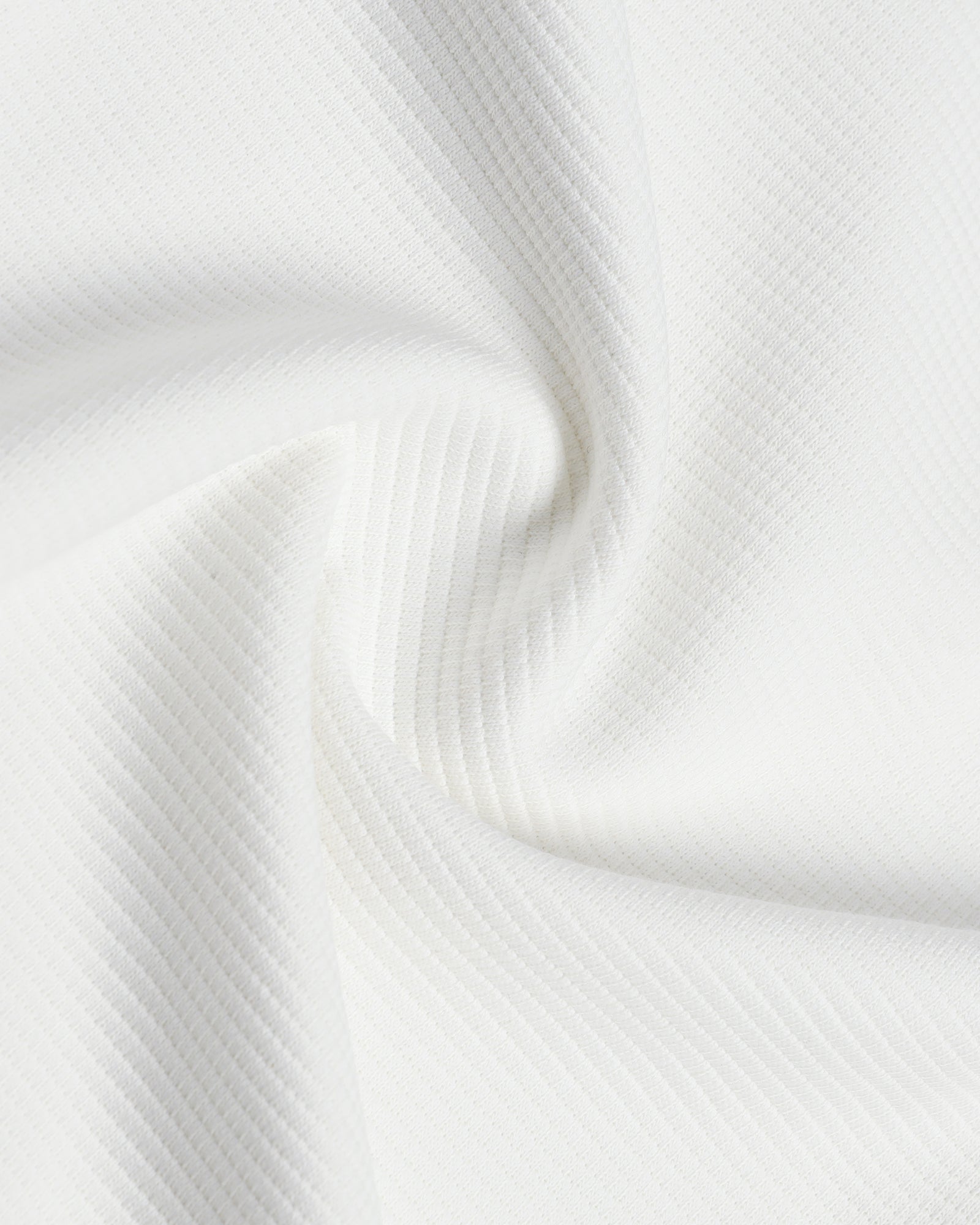 Off White Textured Polo - Jesper