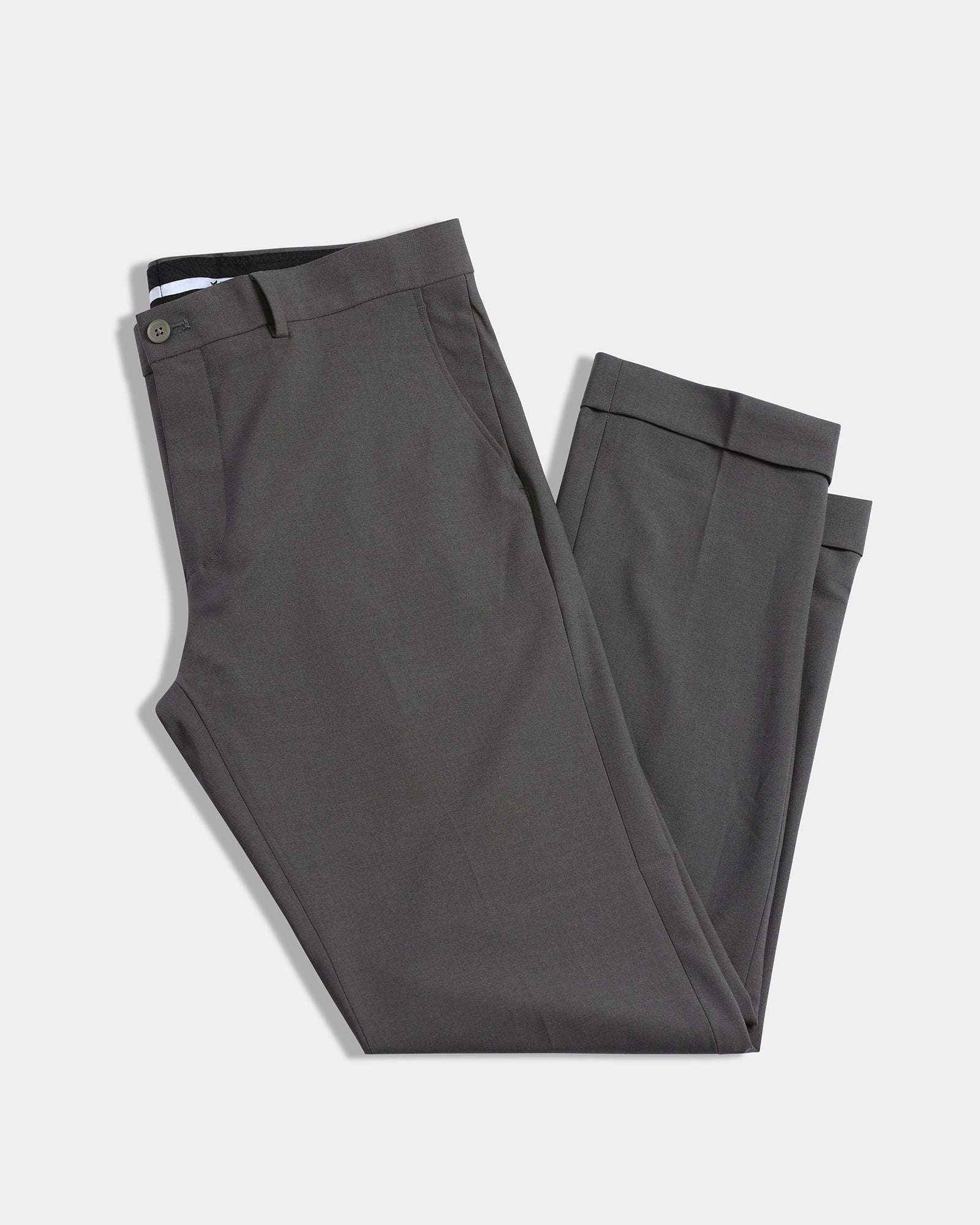 Olive Solid Trouser - Arnold