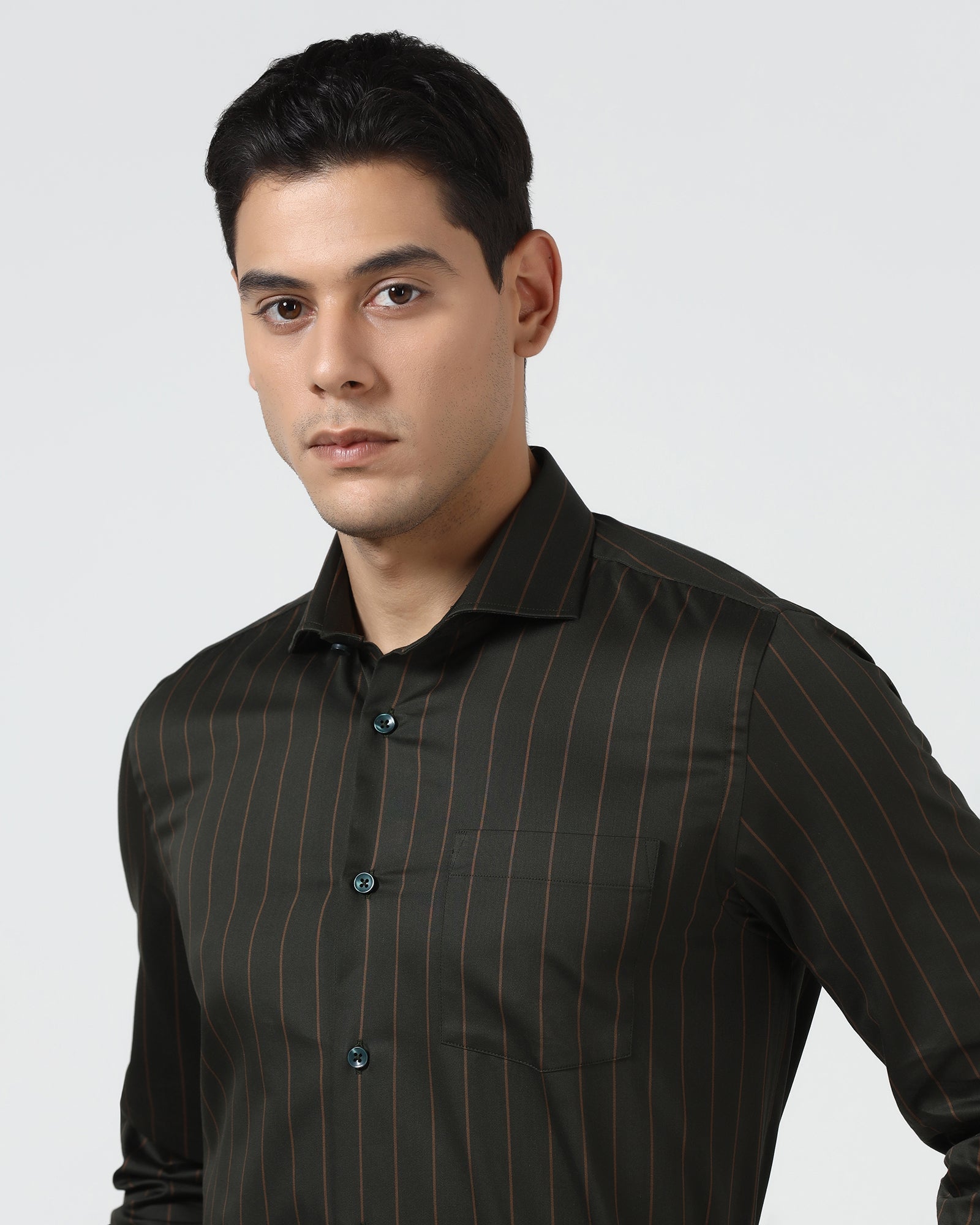 Olive Stripe Shirt - Route