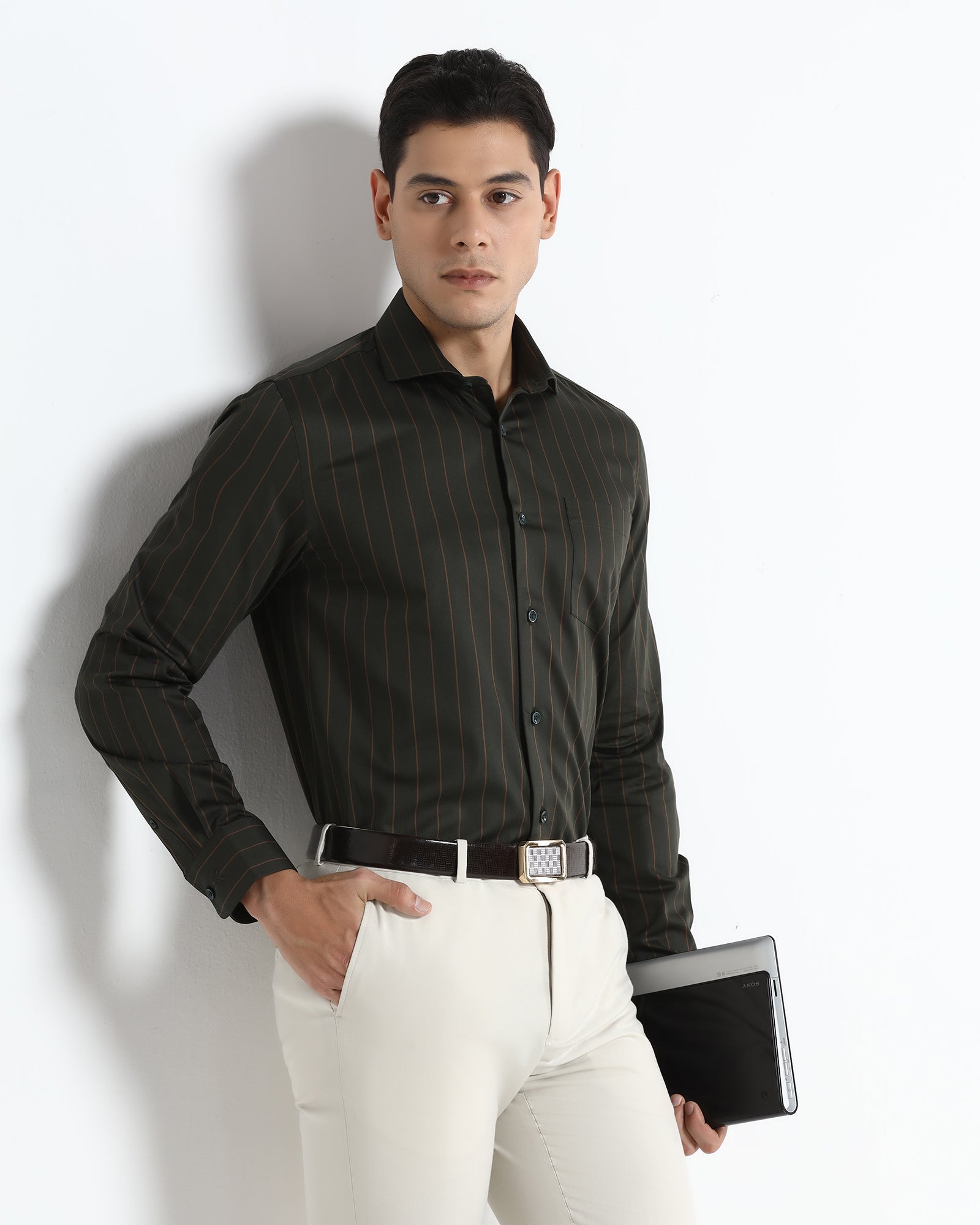 Olive Stripe Shirt - Route