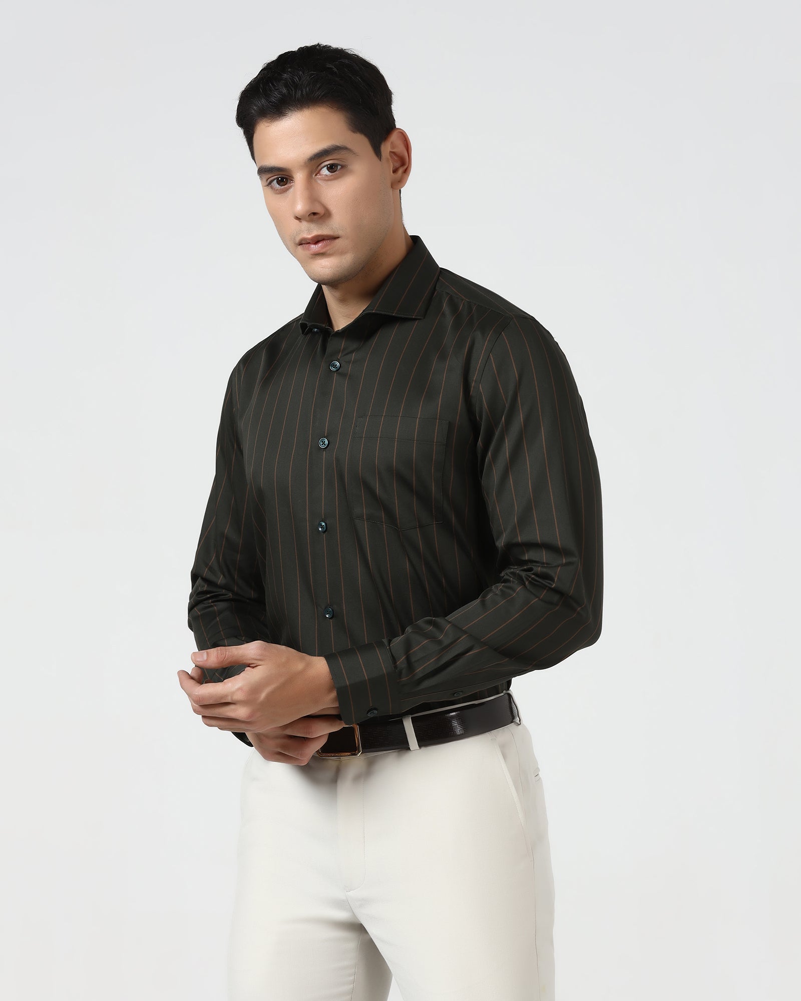 Olive Stripe Shirt - Route