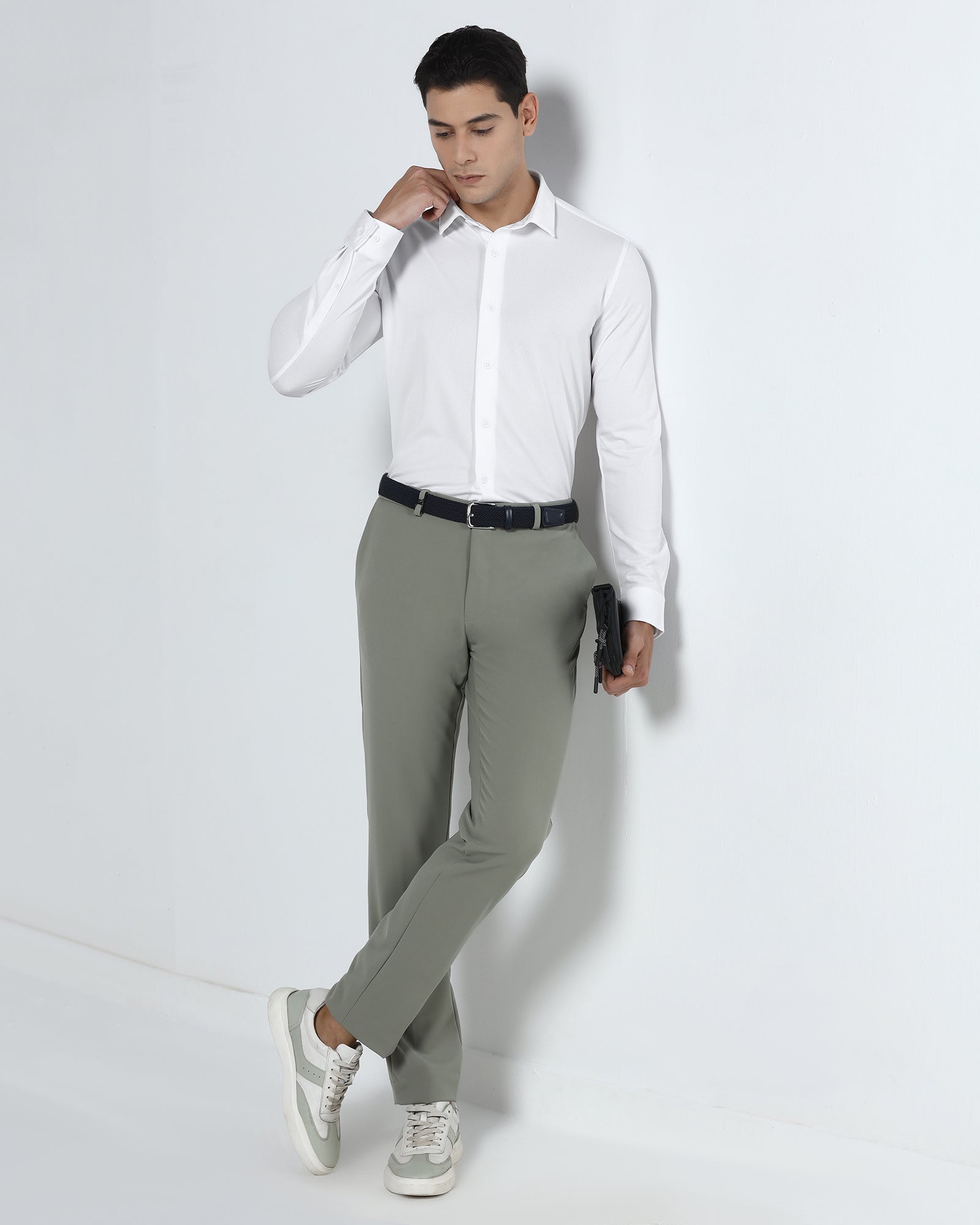 Olive TechPro Solid Trouser - Ashley