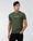 Olive Green Crew Neck Printed T-Shirt - Posi