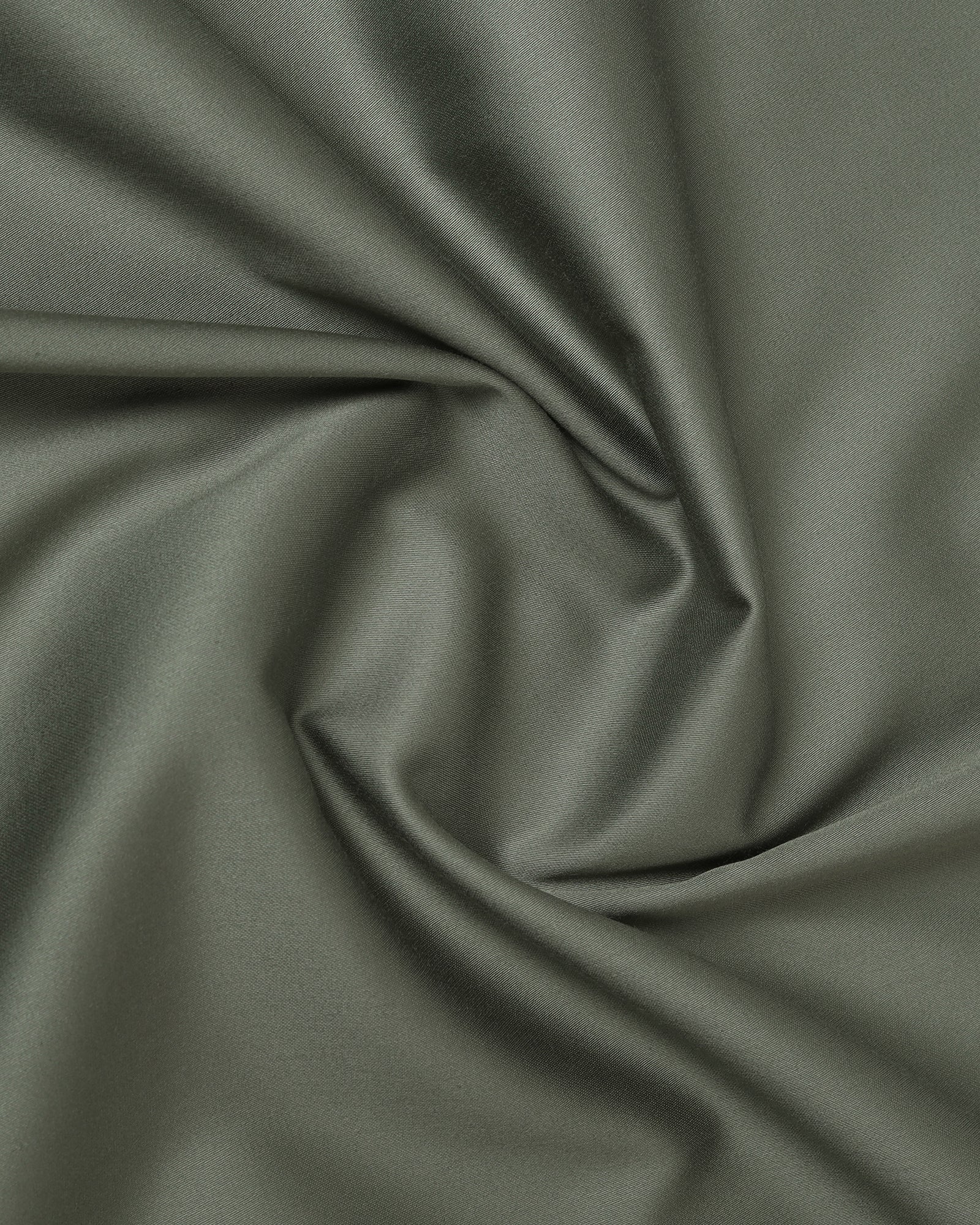 Olive Non Iron Solid Shirt - Sylvia