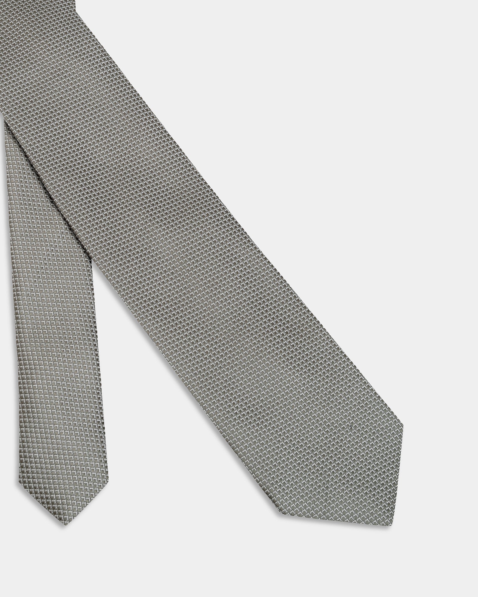Olive Silk Jacquard Tie - Araks