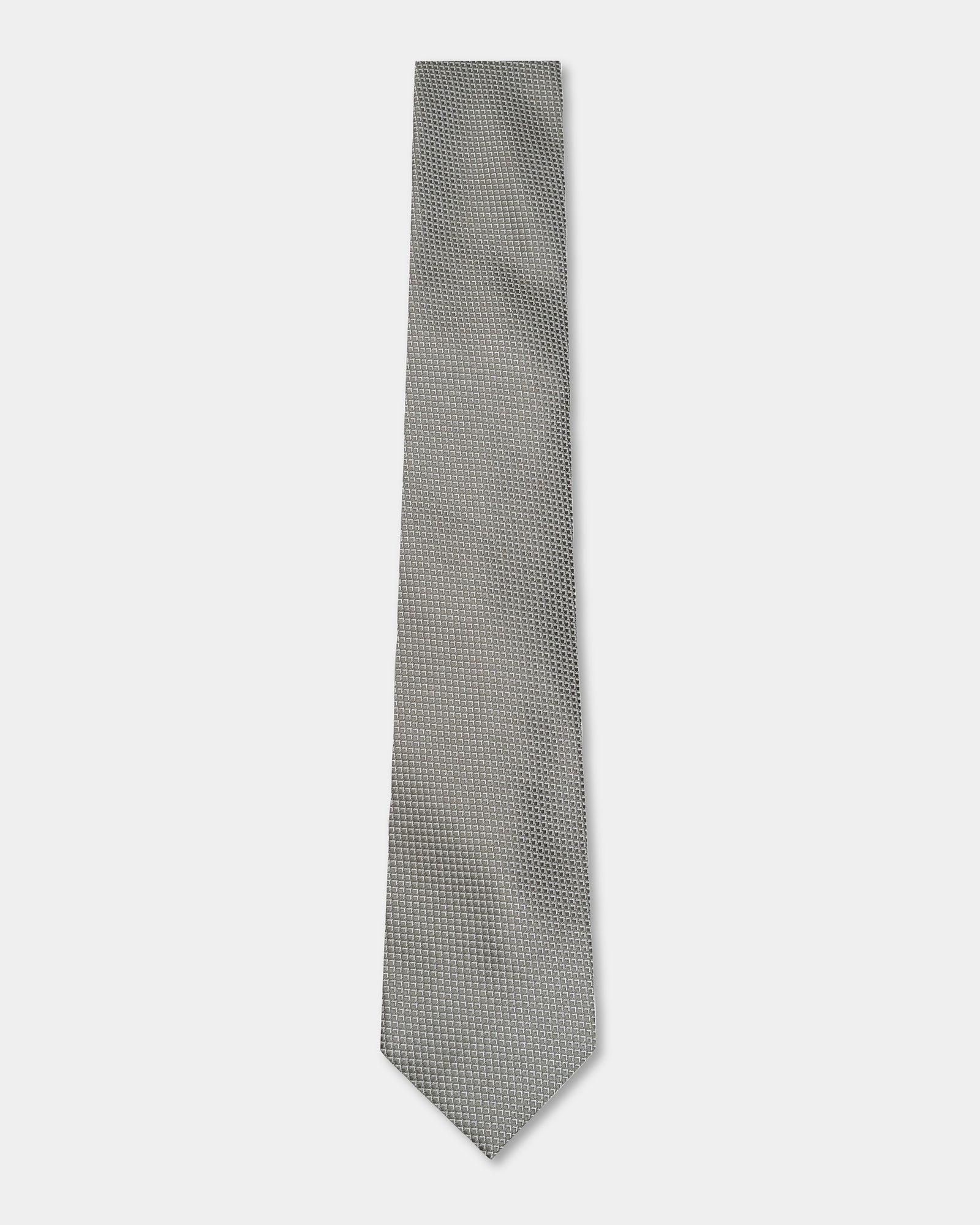 Olive Silk Jacquard Tie - Araks
