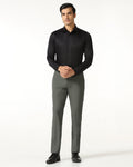 Olive Solid Trouser - Conor