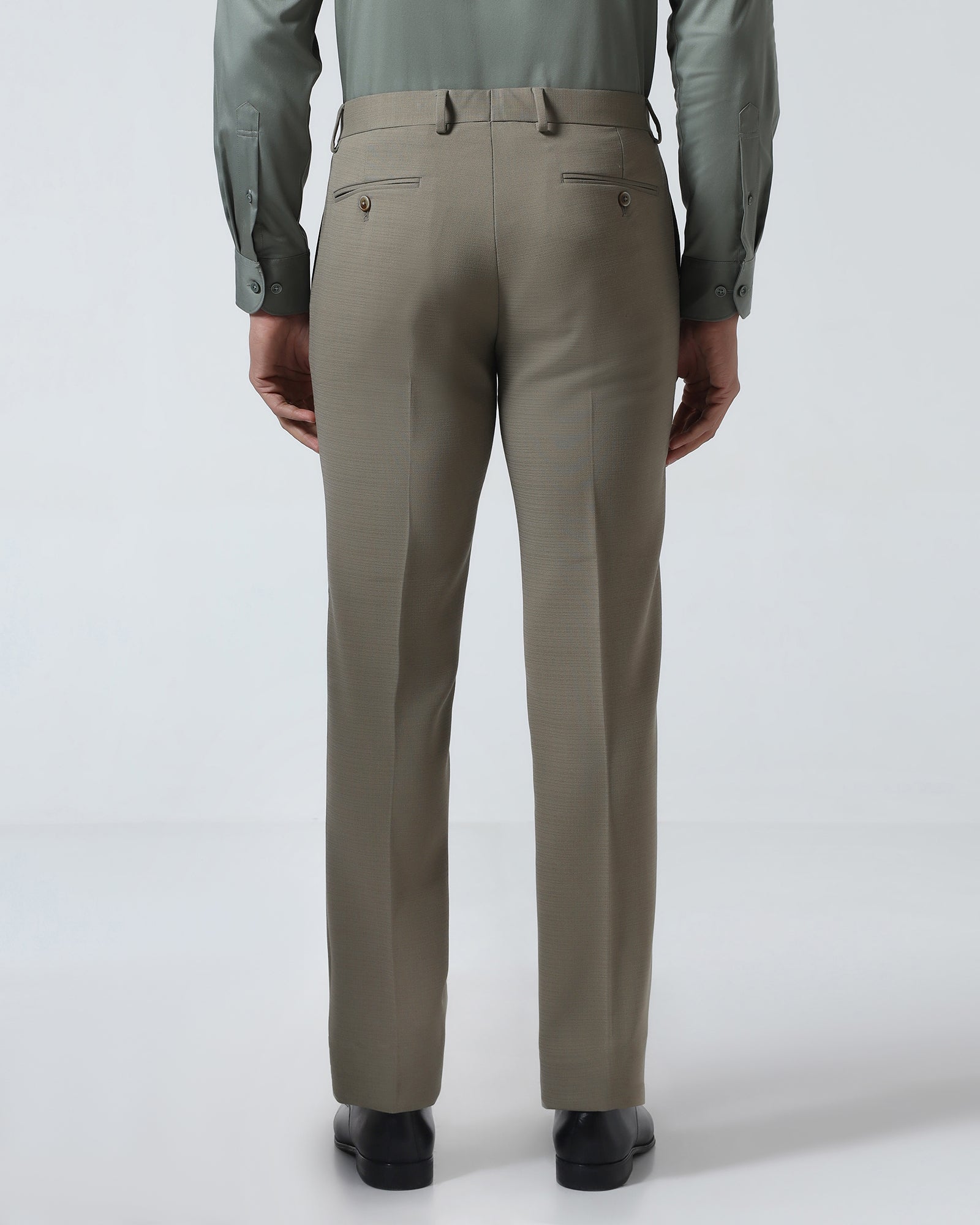 Olive Solid Trouser - Kings