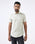 Olive Half Sleeve Stripe Shirt - Redot