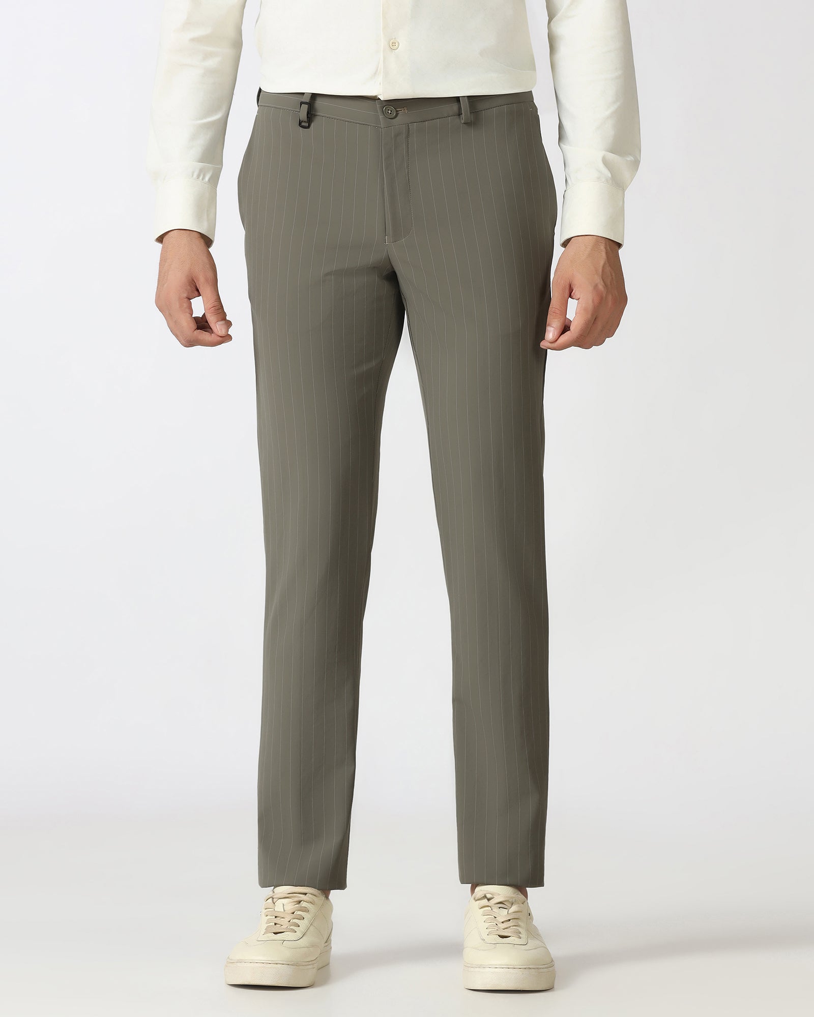 Olive Techpro Stripe Trouser - Brut