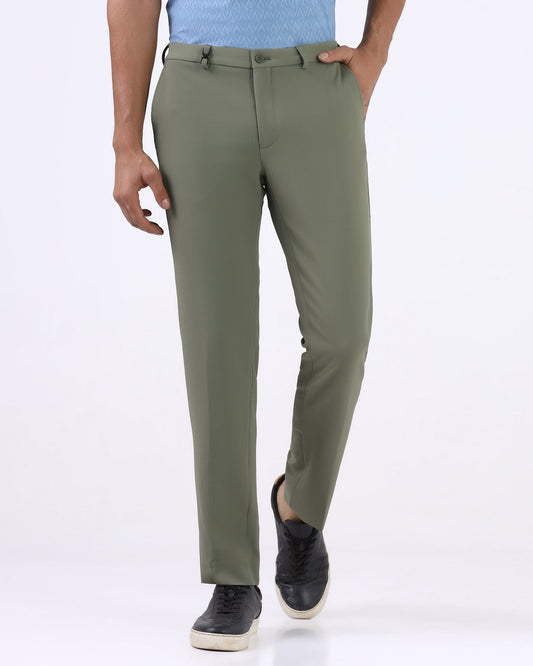 Olive TechPro Stripe Trouser - Martini