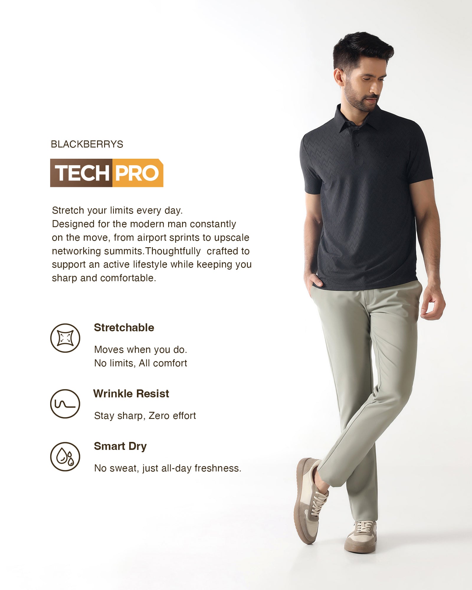 Olive TechPro Textured Khakis - Guss